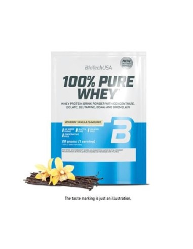 100% PURE WHEY 28g bourbon vaniglia