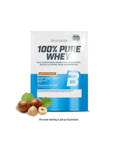 100% PURE WHEY 28g nocciola