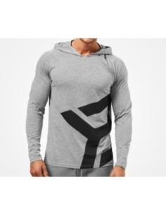 Astor Longsleeve Hoodie M grigio