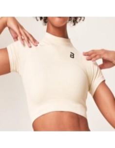 AVA women knitted top beige M-L beige