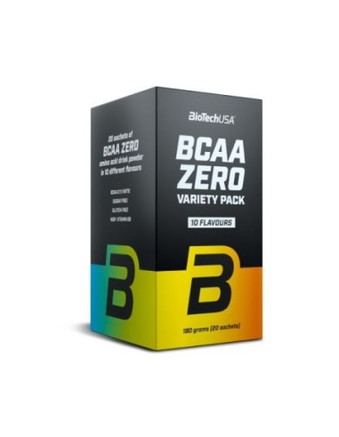 BCAA Zero Variety Pack 20 bustine da 9g gusti asortiti