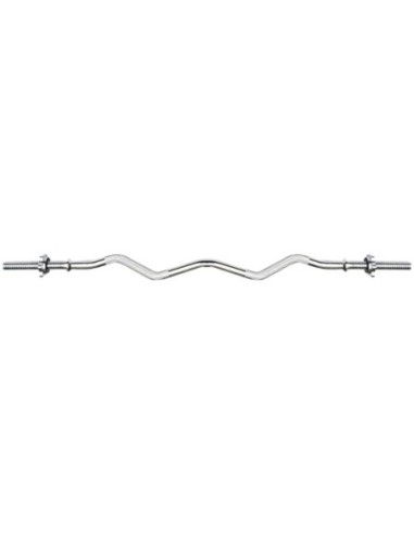 Bilanciere Cromato Curl Bar Screw 120cm d.25.4mm 120cm
