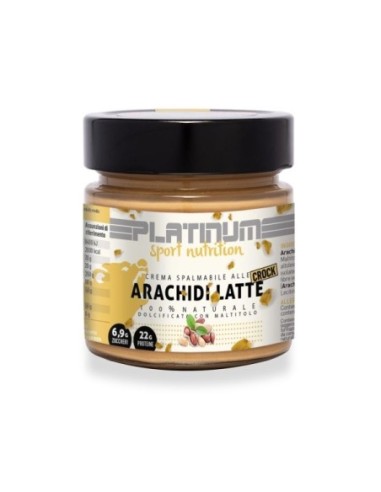 CREMA SPALMABILE ARACHIDI CROCK 250g Arachidi latte