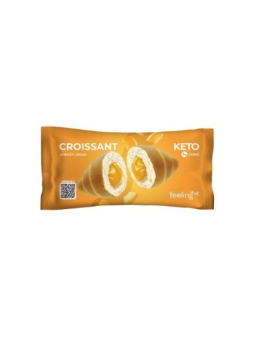 Croissant ripieno +Protein 50g crema all albicocca
