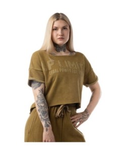 Crop Top LP Girls Stonewashed Ottomix M Khaki