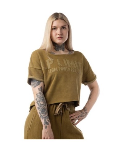 Crop Top LP Girls Stonewashed Ottomix M Khaki
