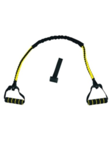 Estensore elastico con maniglie giallo
