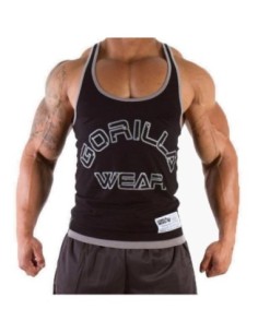 Logo Stringer Tank top S nero
