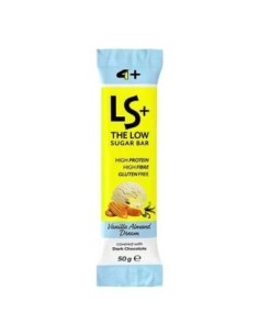 LS+ THE LOW SUGAR BAR 50g vanilla almond dream
