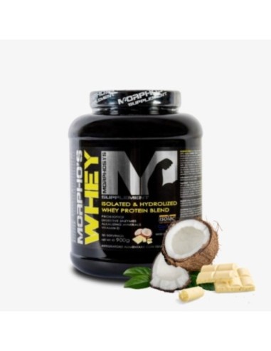 MORPHO’S WHEY Proteina Isolata e Idrolizzata 900g cocco cioccolato bianco