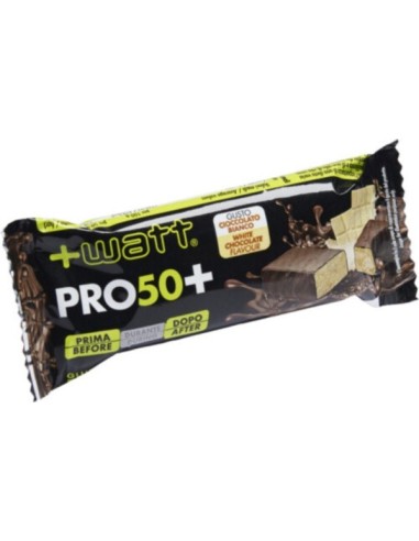 PRO50+ 50g cioccolato bianco