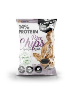 RICE CHIPS 60g lenticchie nere