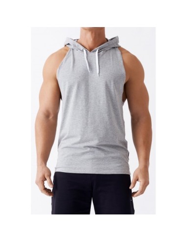 Steeve sleeveless hoodie M grigio