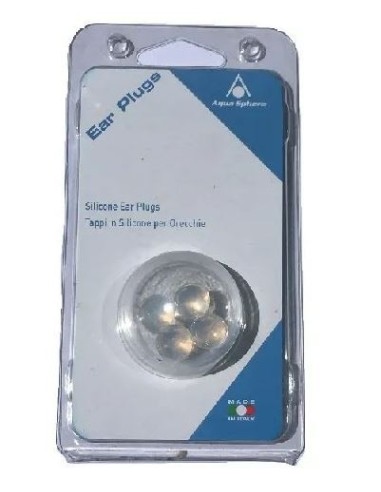 Tappi per orecchie 4 tappi in silicone trasparente