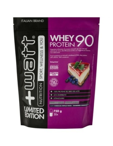WHEY PROTEIN 90 LTD Edition 750g cheesecake ai frutti rossi